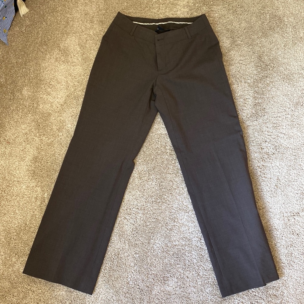 Brown Banana Republic dress pants. With stretch.